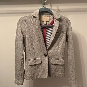 Lightweight banana republic gray blazer